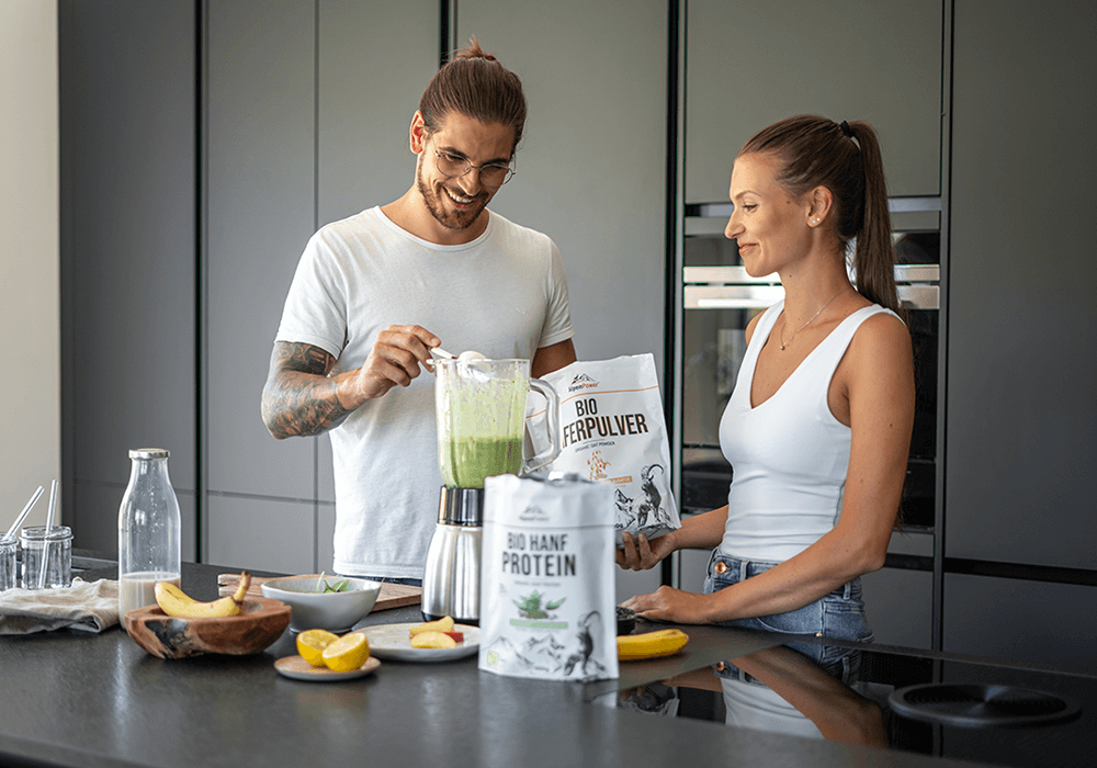 Proteine biologiche della canapa - 100% a base vegetale, naturali e potenti